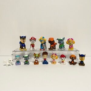 Paw Patrol Figure Lot Twins Ryder Everest Tracker Zuma Chase Rocky Marshall Toy